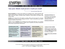 Tablet Screenshot of cryptigo.eu